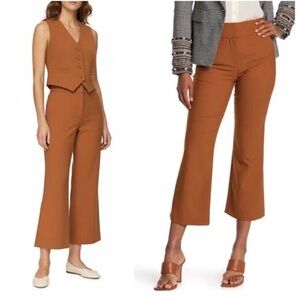 Veronica Beard Wool Cropped Pants
